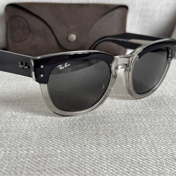 Ray Ban RB0298S Mega Hawkeye Unisex Plastic Sunglass 1396B1 Dk Grey Transp Gray - Picture 3 of 16